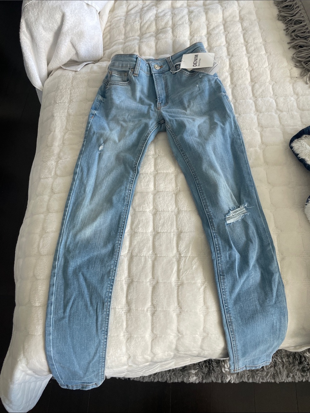 Bershka Light Blue Skinny Women's Jeans